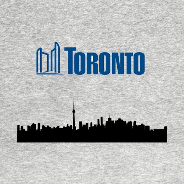 Toronto city skyline t-shirt sightline png transparent by Blik's Store